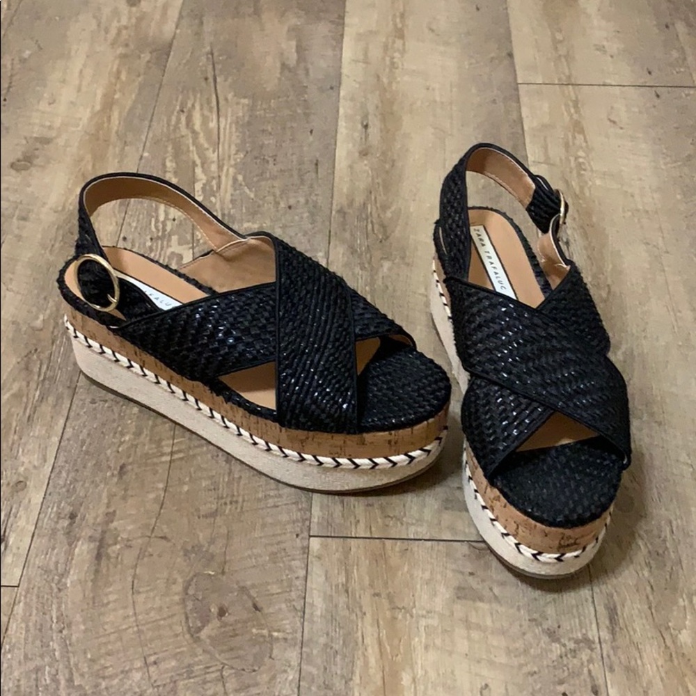 Zara platform sandals
